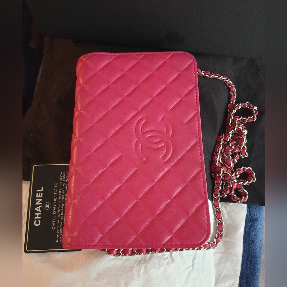 Chanel Woc Diamond CC Fuchsia - Picture 3 of 14